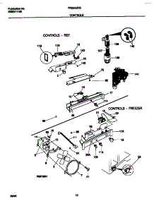 06 - Controls parts for Frigidaire Refrigerator FRS24ZRGD0 from AppliancePartsPros.com