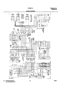 21 - Wiring Diagram parts for Frigidaire Refrigerator FRS26F4CQ0 from AppliancePartsPros.com