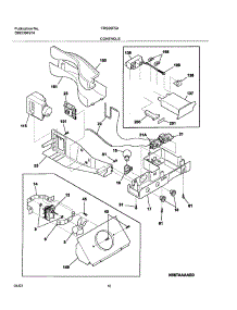 11 - Controls parts for Frigidaire Refrigerator FRS26F5AW6 from AppliancePartsPros.com