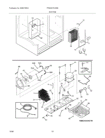 13 - System parts for Frigidaire Refrigerator FRS26HR4DW8 from AppliancePartsPros.com