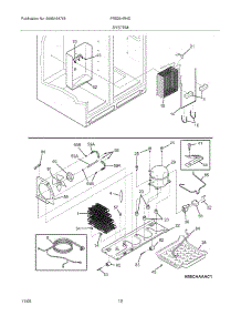 13 - System parts for Frigidaire Refrigerator FRS26HR4DQ4 from AppliancePartsPros.com