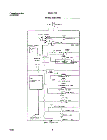 20 - Wiring Schematic parts for Frigidaire Refrigerator FRS26HF7BW4 from AppliancePartsPros.com