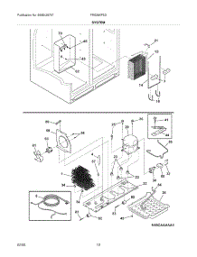13 - System parts for Frigidaire Refrigerator FRS26KF5DS3 from AppliancePartsPros.com