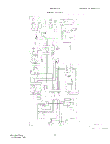 21 - Wiring Diagram parts for Frigidaire Refrigerator FRS26KF5DW1 from AppliancePartsPros.com