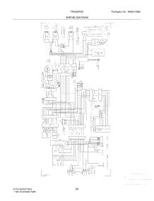 23 - Wiring Diagram parts for Frigidaire Refrigerator FRS26KF6EB0 from AppliancePartsPros.com