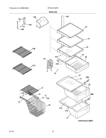 15 - Ice & Water Dispenser parts for Frigidaire Refrigerator FRS26KF6EWG from AppliancePartsPros.com