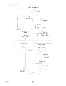 22 - Wiring Schematic parts for Frigidaire Refrigerator FRS26KF6EWG from AppliancePartsPros.com