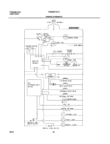 20 - Wiring Schematic parts for Frigidaire Refrigerator FRS26KF7AB3 from AppliancePartsPros.com