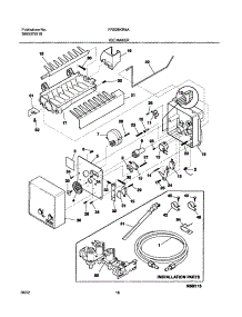 19 - Ice Maker parts for Frigidaire Refrigerator FRS26KR4AQ5 from AppliancePartsPros.com