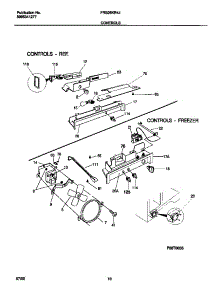 06 - Controls parts for Frigidaire Refrigerator FRS26KR4JQ0 from AppliancePartsPros.com