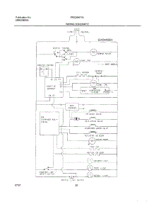 20 - Wiring Schematic parts for Frigidaire Refrigerator FRS26KF7AW0 from AppliancePartsPros.com