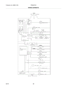 22 - Wiring Schematic parts for Frigidaire Refrigerator FRS26KR4DBC from AppliancePartsPros.com