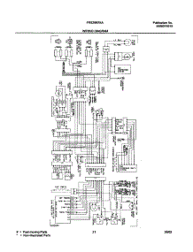 21 - Wiring Diagram parts for Frigidaire Refrigerator FRS26KR4AB5 from AppliancePartsPros.com