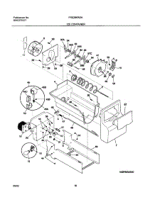 17 - Ice Container parts for Frigidaire Refrigerator FRS26KW3AQ5 from AppliancePartsPros.com