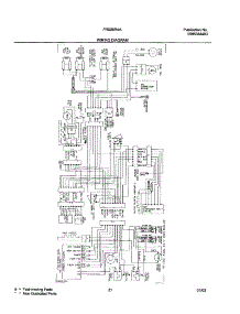 21 - Wiring Diagram parts for Frigidaire Refrigerator FRS26R4AB7 from AppliancePartsPros.com