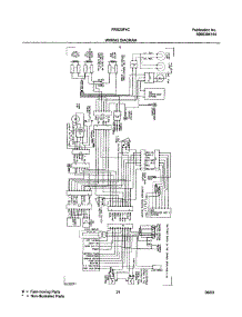 21 - Wiring Diagram parts for Frigidaire Refrigerator FRS23F4CB2 from AppliancePartsPros.com