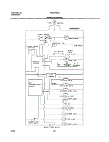 20 - Wiring Schematic parts for Frigidaire Refrigerator FRS23H5ASB0 from AppliancePartsPros.com