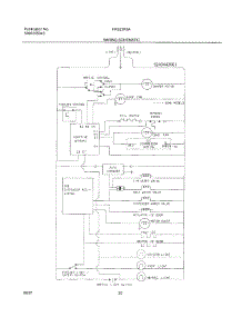 20 - Wiring Schematic parts for Frigidaire Refrigerator FRS23F5AB1 from AppliancePartsPros.com