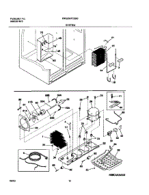 13 - System parts for Frigidaire Refrigerator FRS23H7CSB0 from AppliancePartsPros.com