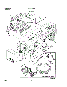 19 - Ice Maker parts for Frigidaire Refrigerator FRS23H7CSB0 from AppliancePartsPros.com