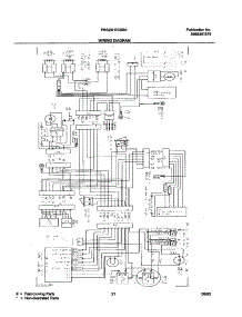 21 - Wiring Diagram parts for Frigidaire Refrigerator FRS23H7CSB0 from AppliancePartsPros.com