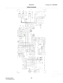 23 - Wiring Diagram parts for Frigidaire Refrigerator FRS23KF5CB3 from AppliancePartsPros.com