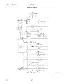 22 - Wiring Schematic parts for Frigidaire Refrigerator FRS23H7CSB4 from AppliancePartsPros.com