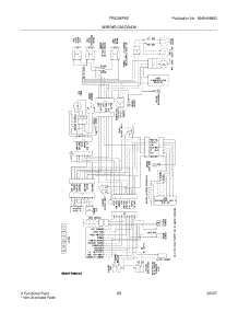 23 - Wiring Diagram parts for Frigidaire Refrigerator FRS23KF6EB5 from AppliancePartsPros.com