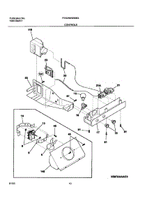 11 - Controls parts for Frigidaire Refrigerator FRS26W2BSB3 from AppliancePartsPros.com