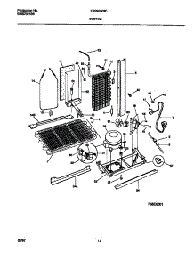 08 - System parts for Frigidaire Refrigerator FRS26WRCD6 from AppliancePartsPros.com