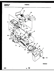 09 - Ice Dispenser parts for Frigidaire Refrigerator FRS26WRAD0 from AppliancePartsPros.com