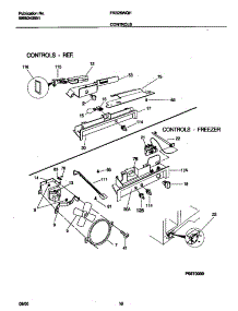 06 - Controls parts for Frigidaire Refrigerator FRS26WQHD2 from AppliancePartsPros.com