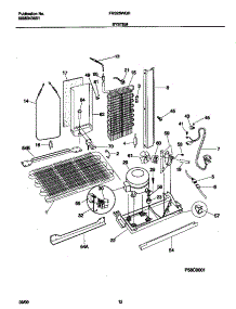 07 - System parts for Frigidaire Refrigerator FRS26WQHD2 from AppliancePartsPros.com
