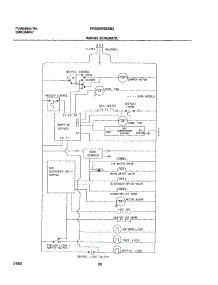 20 - Wiring Schematic parts for Frigidaire Refrigerator FRS26W2BSB3 from AppliancePartsPros.com