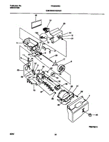 12 - Container / Drive parts for Frigidaire Refrigerator FRS26WRCD6 from AppliancePartsPros.com