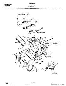 06 - Controls parts for Frigidaire Refrigerator FRS26XGCD4 from AppliancePartsPros.com