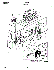 15 - Ice Maker parts for Frigidaire Refrigerator FRS26ZGEW3 from AppliancePartsPros.com