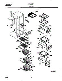05 - Shelves parts for Frigidaire Refrigerator FRS26ZGHB0 from AppliancePartsPros.com