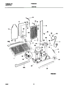 07 - System parts for Frigidaire Refrigerator FRS26ZGHW3 from AppliancePartsPros.com