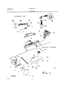 11 - Controls parts for Frigidaire Refrigerator FRS26ZNJSB2 from AppliancePartsPros.com