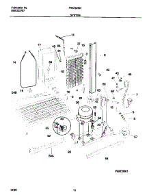 07 - System parts for Frigidaire Refrigerator FRS26ZNHB1 from AppliancePartsPros.com