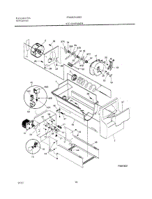 17 - Ice Container parts for Frigidaire Refrigerator FRS26ZNJSB2 from AppliancePartsPros.com