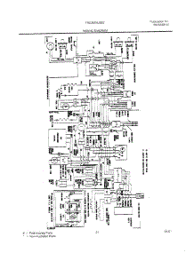 21 - Wiring Diagram parts for Frigidaire Refrigerator FRS26ZNJSB2 from AppliancePartsPros.com