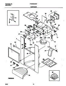 08 - Ice Disp parts for Frigidaire Refrigerator FRS26ZNJSB1 from AppliancePartsPros.com