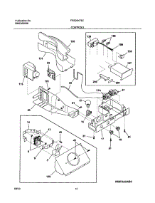 11 - Controls parts for Frigidaire Refrigerator FRS26KF6CQ2 from AppliancePartsPros.com