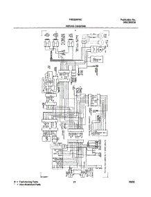 21 - Wiring Diagram parts for Frigidaire Refrigerator FRS26KF6CQ2 from AppliancePartsPros.com