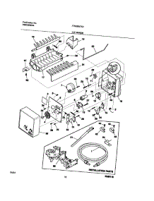 19 - Ice Maker parts for Frigidaire Refrigerator FRS26KF5CB0 from AppliancePartsPros.com