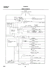 20 - Wiring Schematic parts for Frigidaire Refrigerator FRS26KF5CB0 from AppliancePartsPros.com