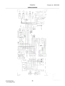 23 - Wiring Diagram parts for Frigidaire Refrigerator FRS26KF6CQ4 from AppliancePartsPros.com