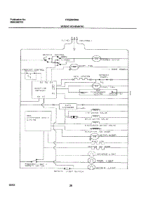 20 - Wiring Schematic parts for Frigidaire Refrigerator FRS26KR4AW6 from AppliancePartsPros.com